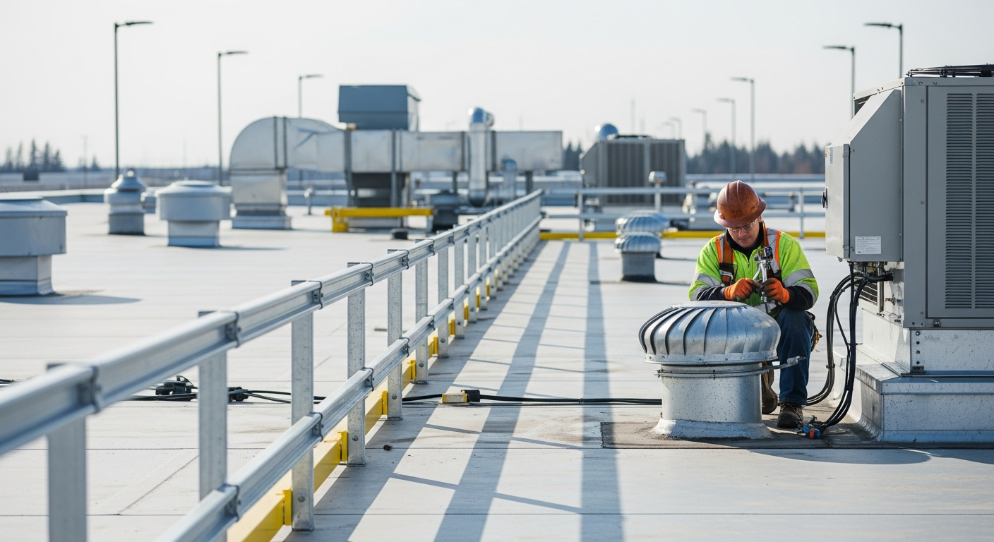 Roof & Leading Edge fall protection — SkyHigh Safety Solutions