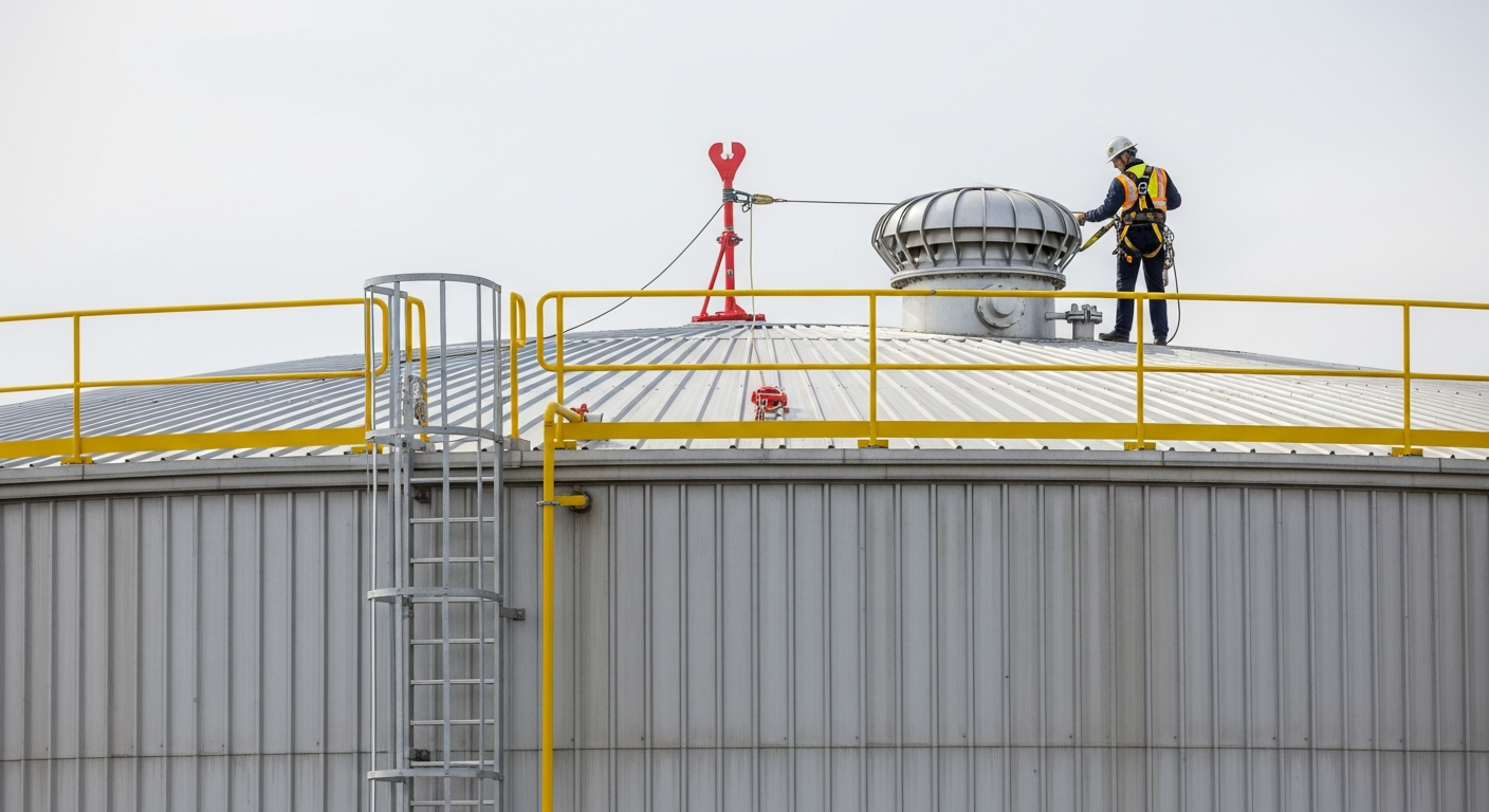 Tank & Water Reservoir fall protection — SkyHigh Safety Solutions