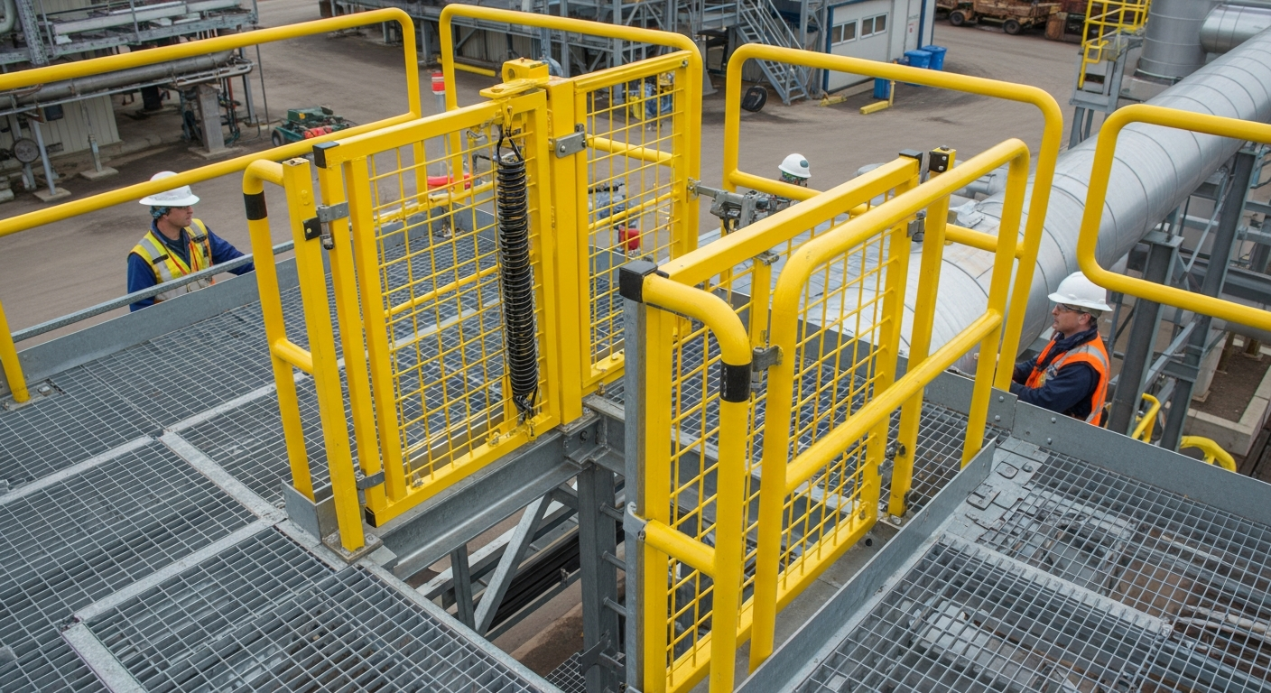 Self-Closing Safety Gates — SkyHigh Safety Solutions